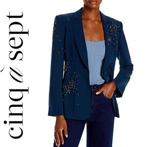 Cinq A Sept Cheyenne Rhinestone Blazer